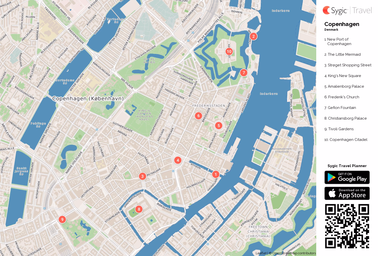 How to get a 3D map of Copenhagen?