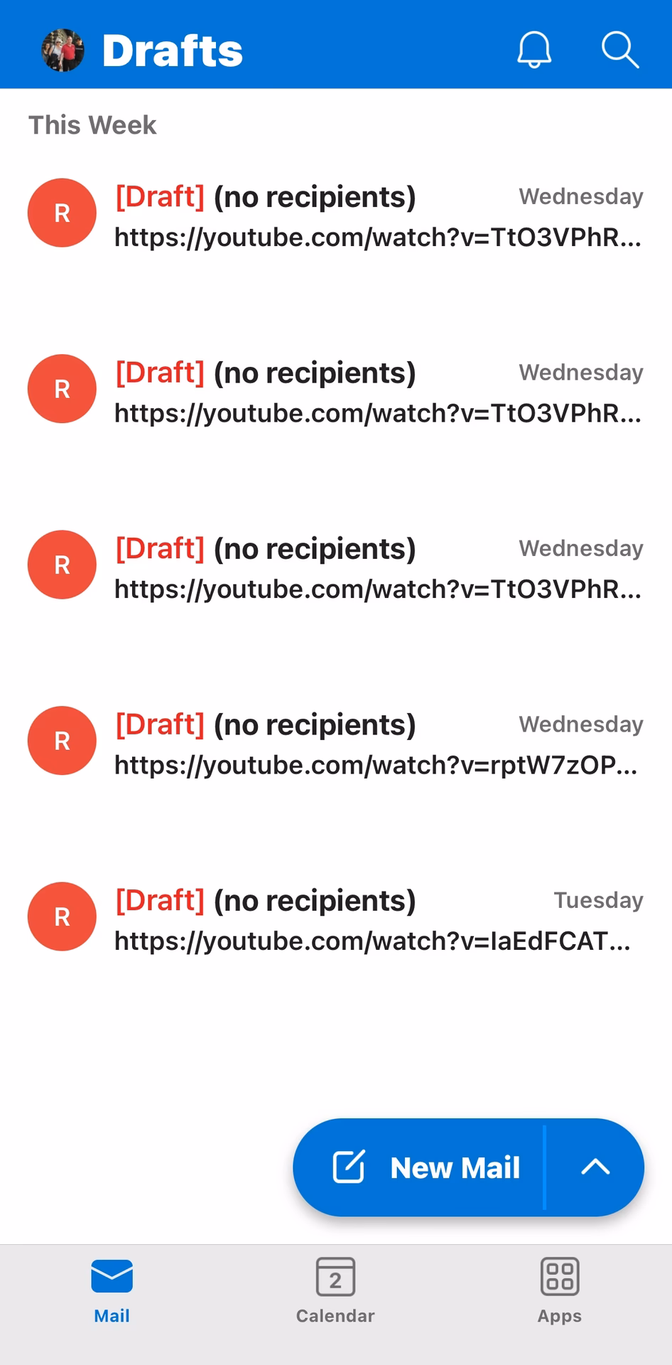 How do I open multiple drafts in Outlook Mobile?