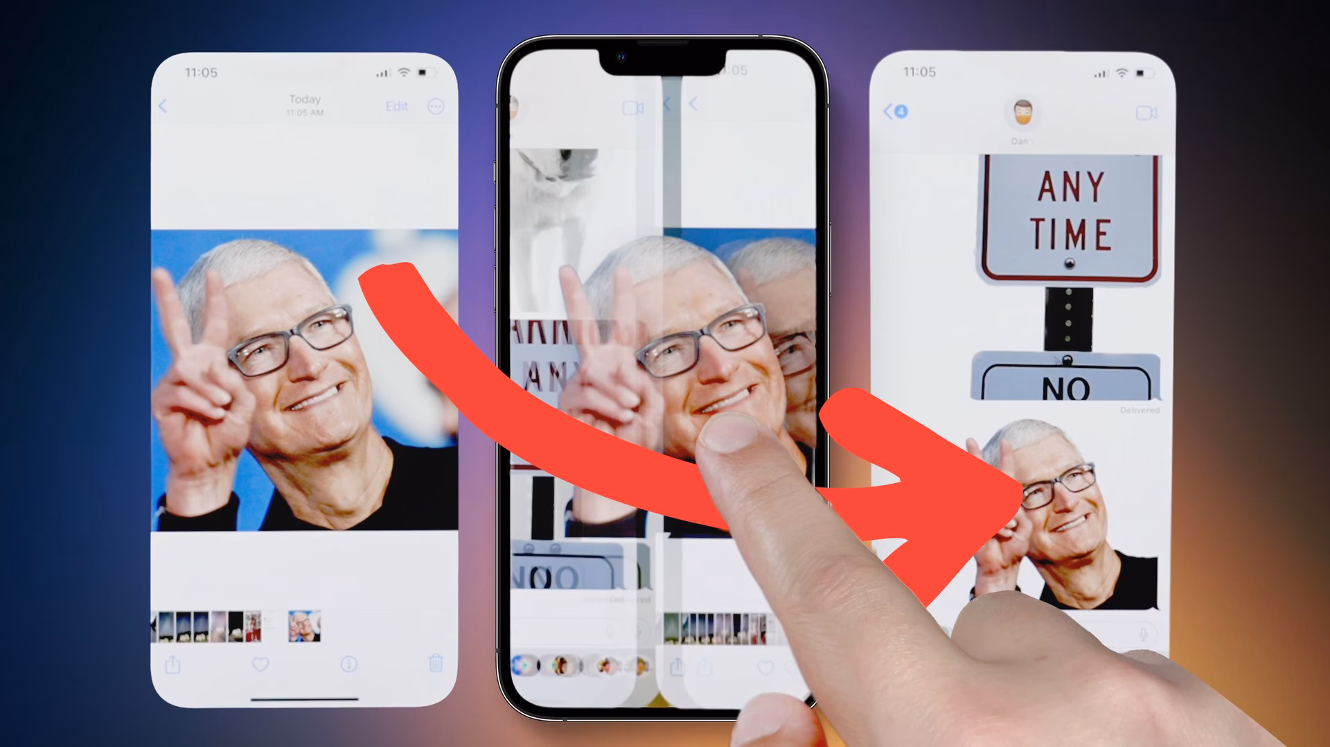 Can you drag and drop on an iPhone?