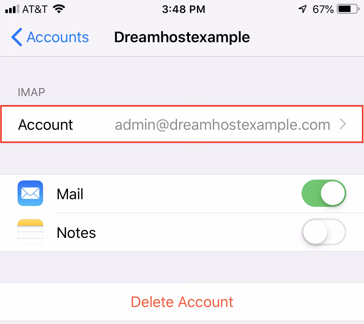 How do I get my email to show up on DreamHost?