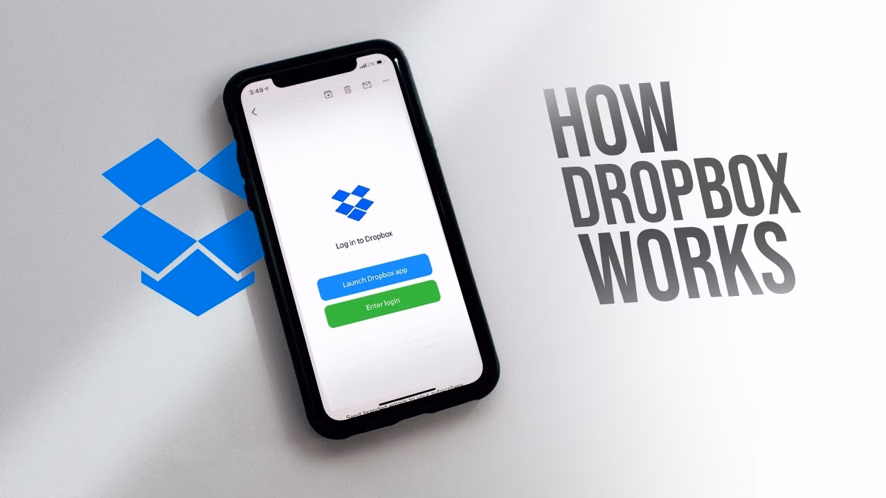 How do I connect Dropbox to my iPhone?