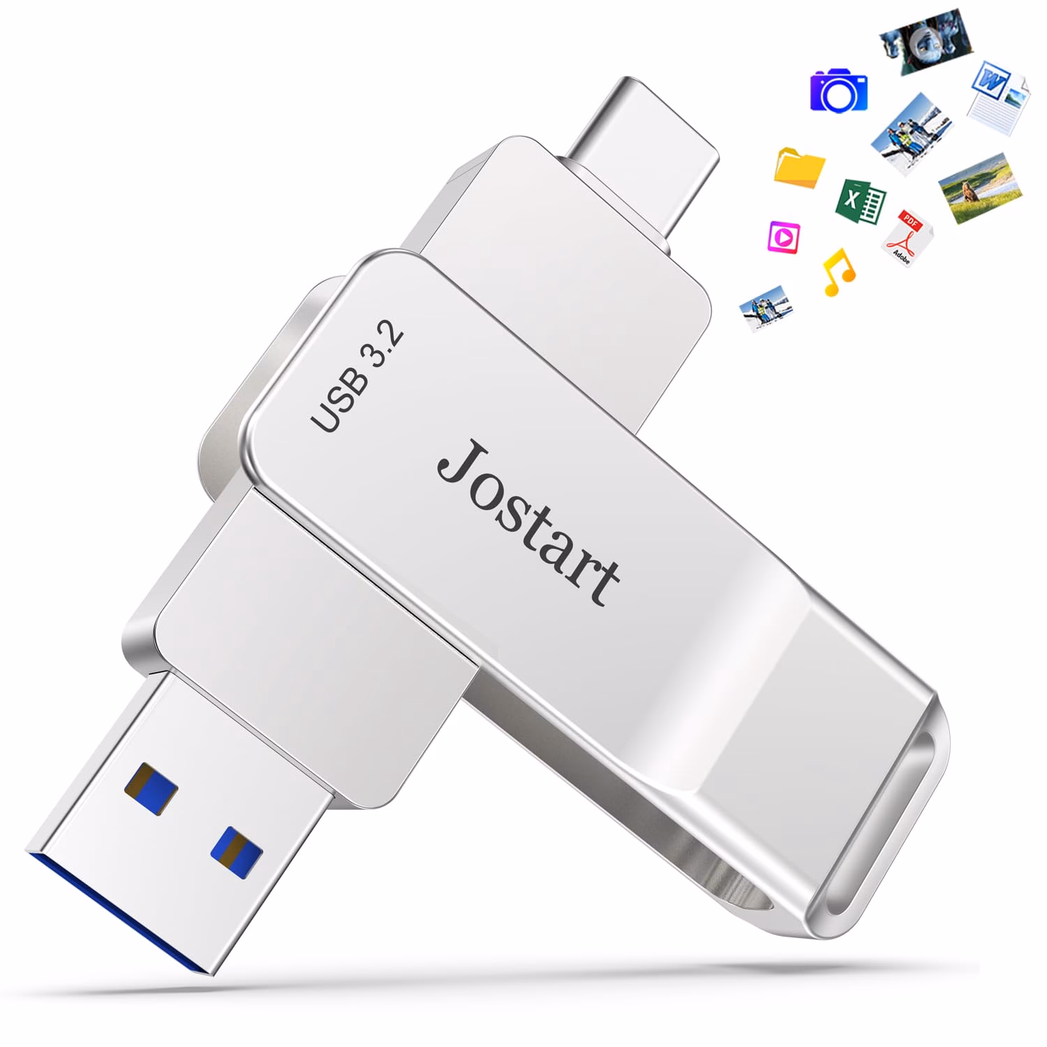 What is a duo Link USB 3.2 dual flash drive?