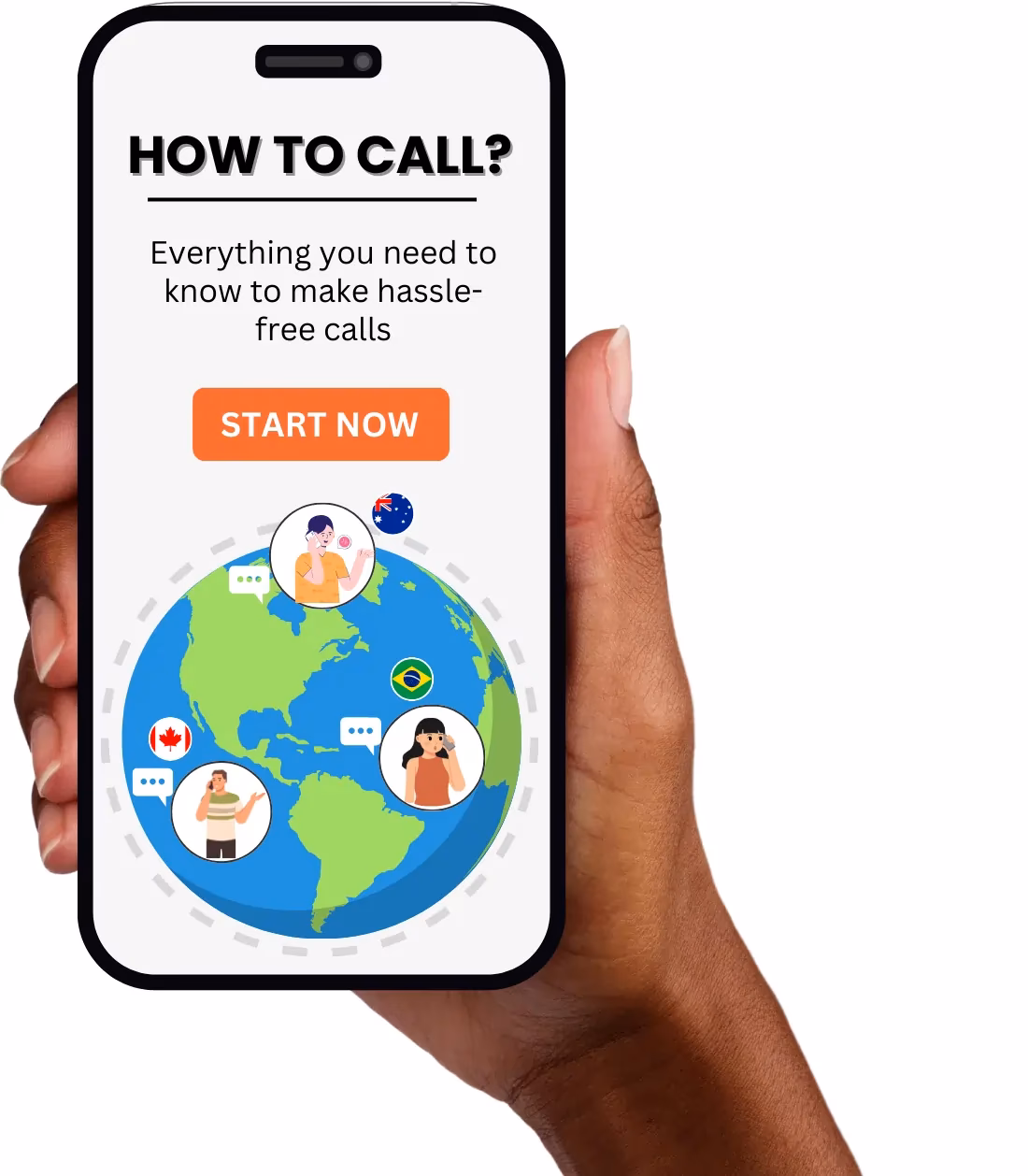 How to call a landline in Denmark from the UAE?