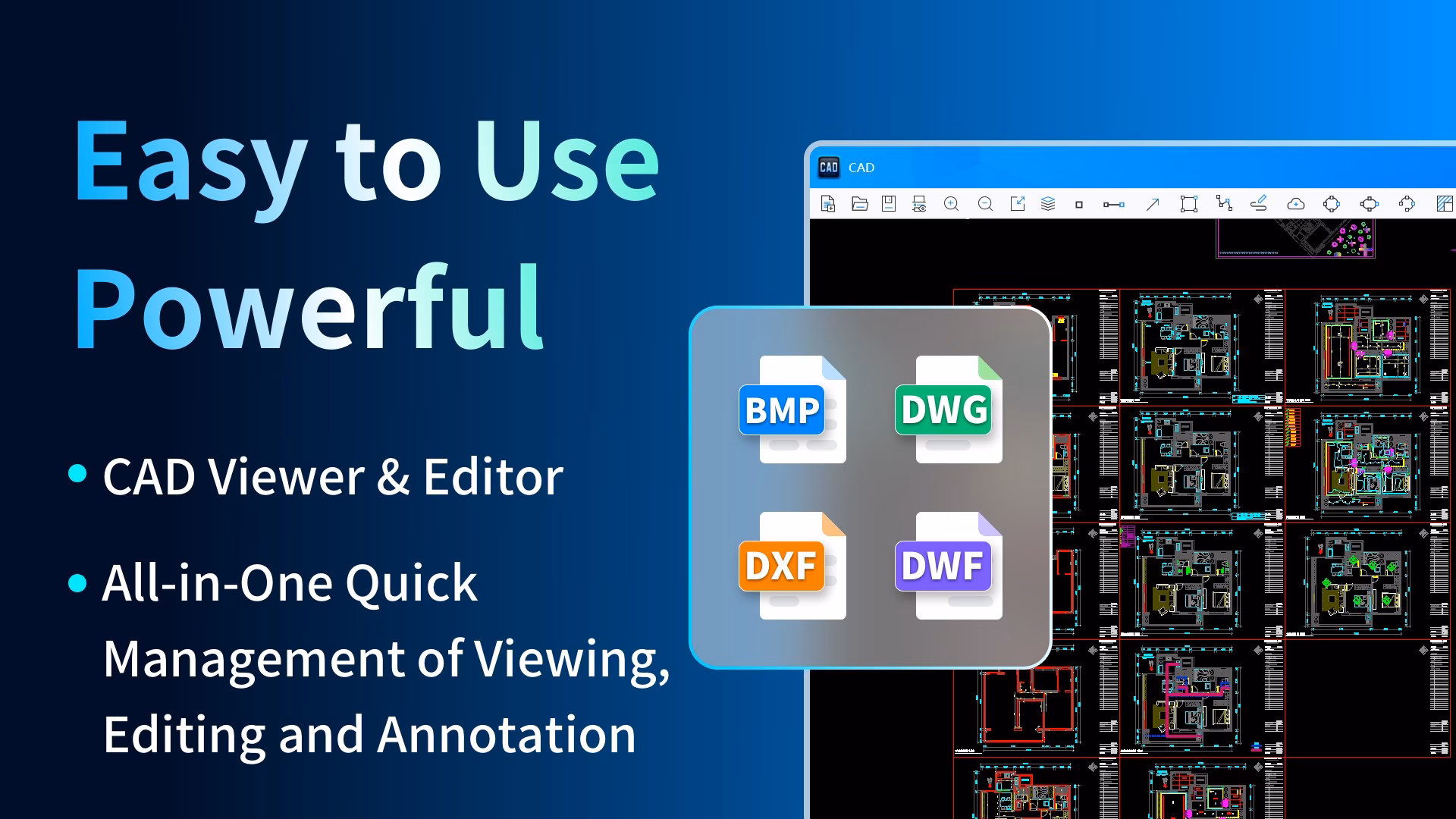How can I open 3D and 2D DWF files?