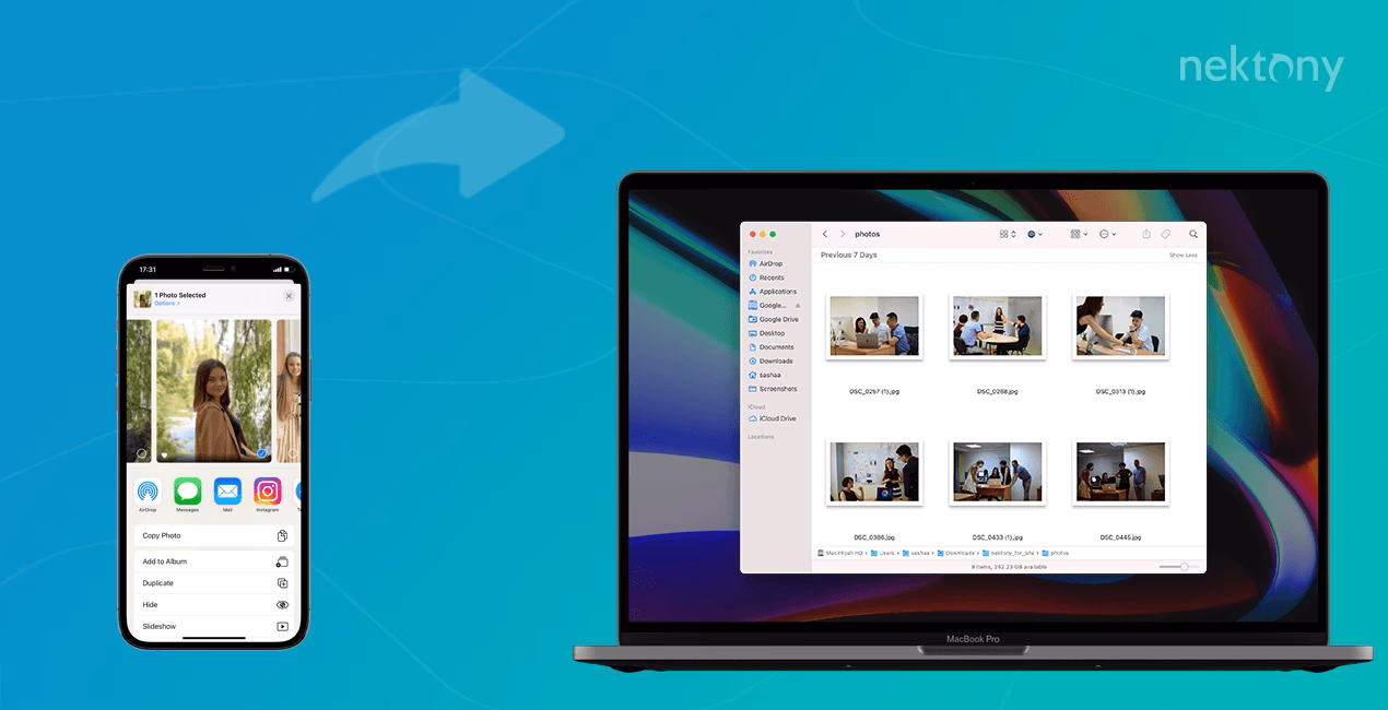 How to transfer photos from iPhone to MacBook Pro & Air?