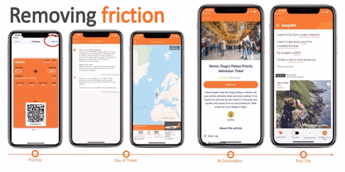 Where should you download the easyJet app from?
