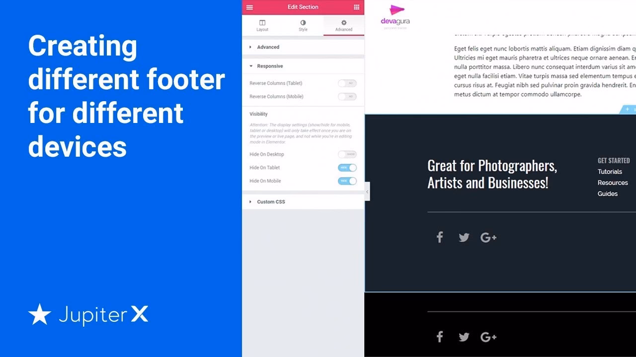 How to edit footer in WordPress using Elementor?