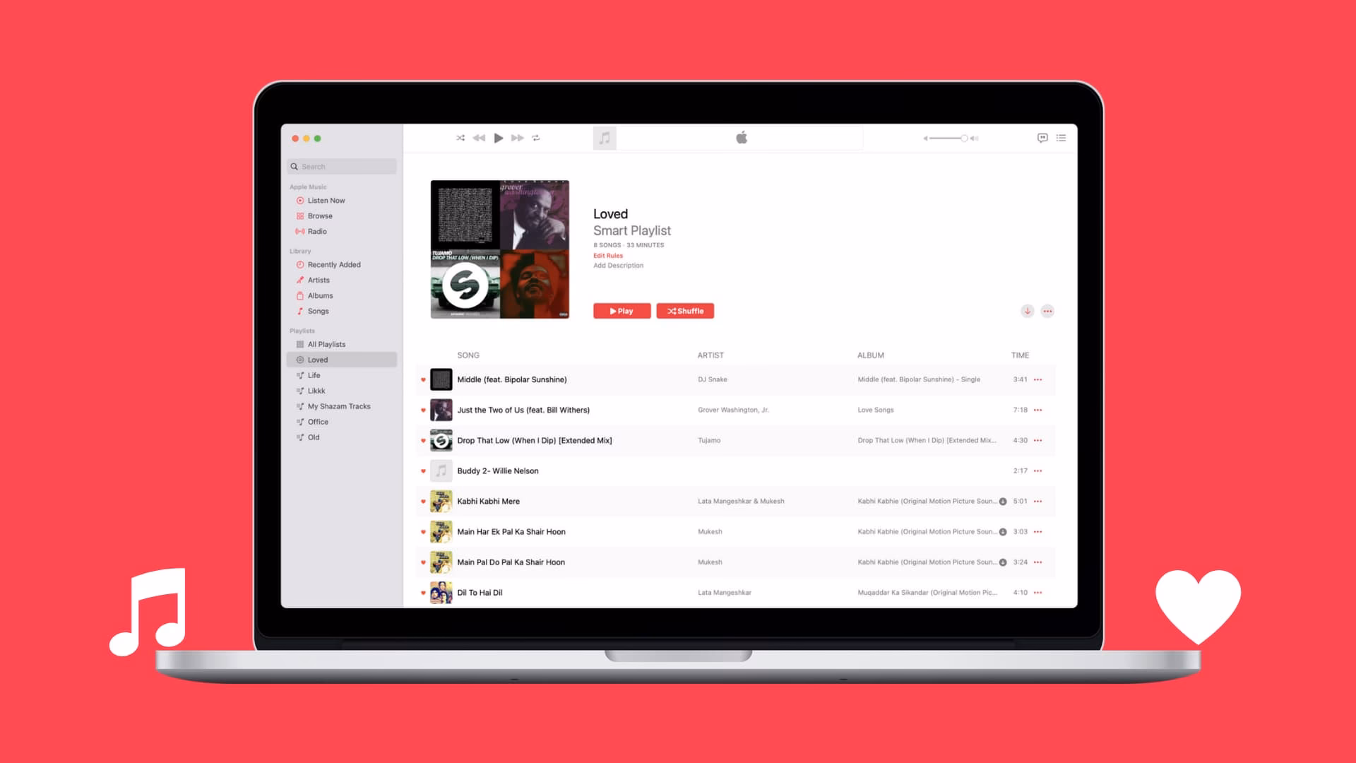 How do I Save changes to my Apple Music smart playlist?