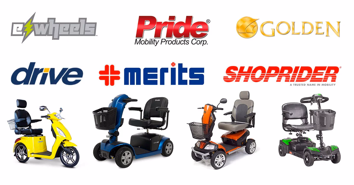 Which are the top mobility scooter brands?