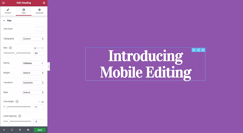 What is responsive website design in Elementor?