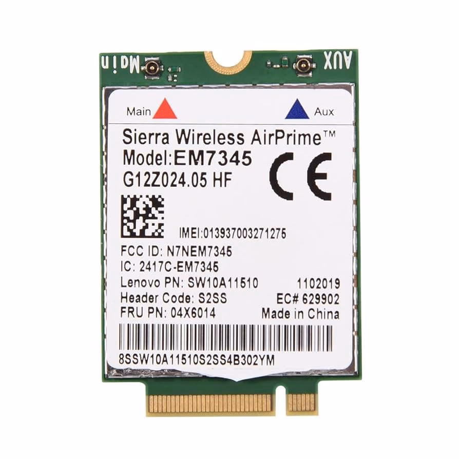 Is the ThinkPad em7345 4G LTE mobile broadband compatible?