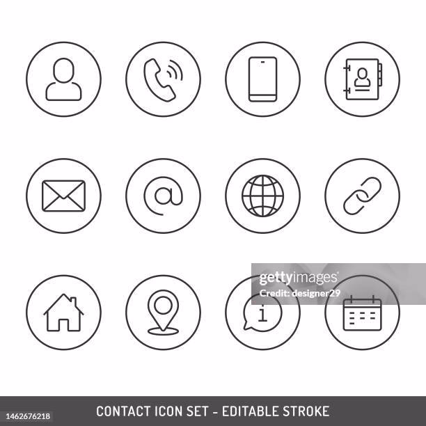 How many free address phone email icons are there?