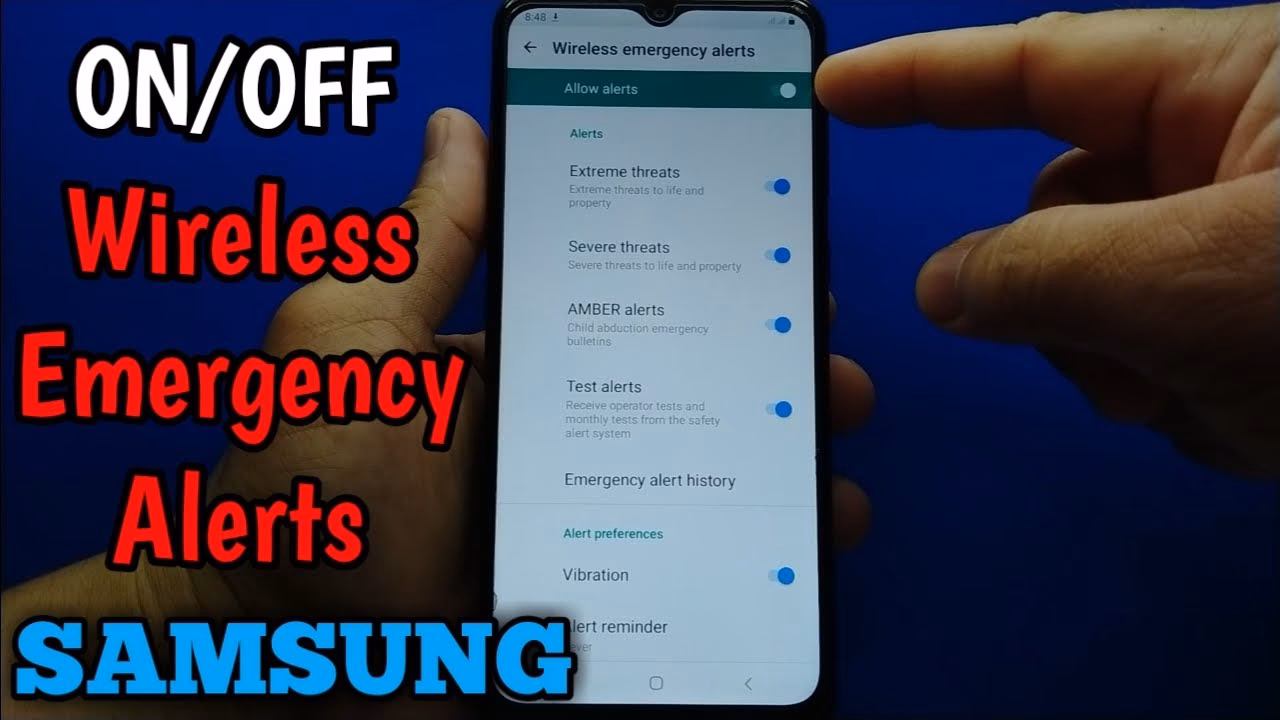 How do I disable presidential alerts on my Galaxy J3 / J3 (2016)?