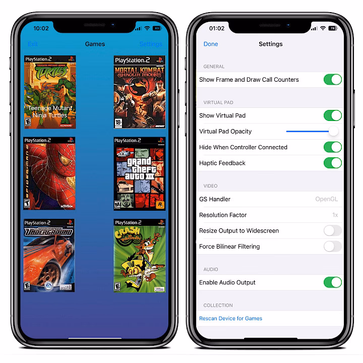 Does PlayStation 2 emulation work on iOS?