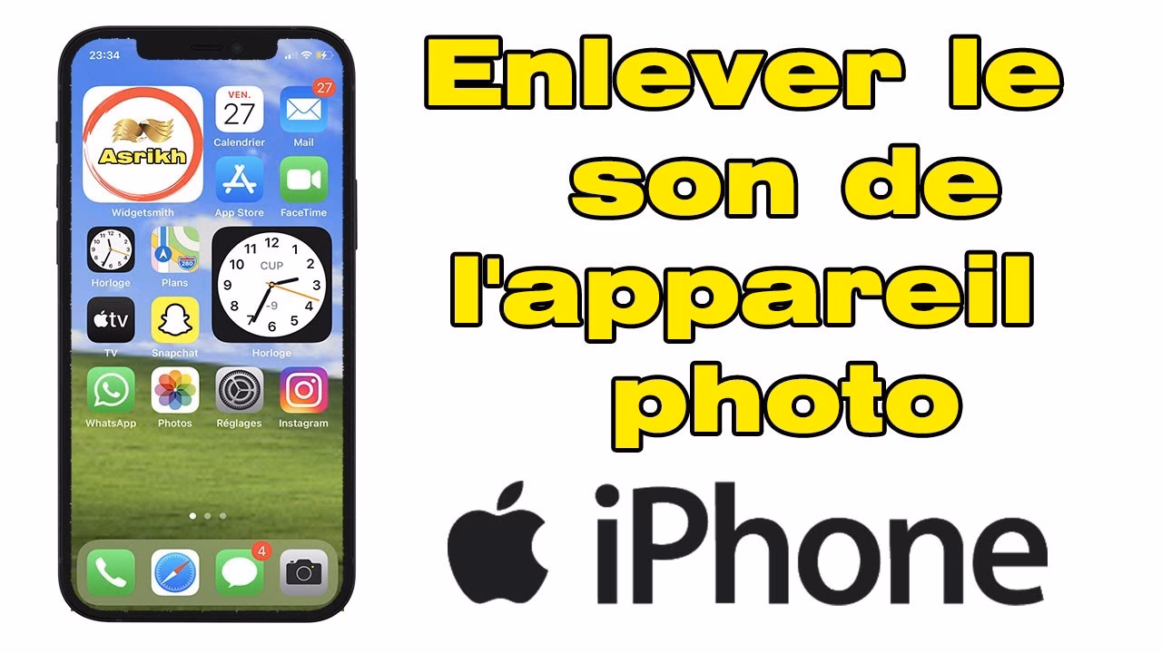 Comment désactiver le son de l’appareil photo sur iPhone ?
