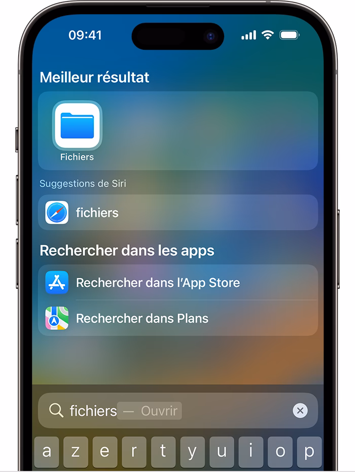Où trouver les fichiers sur iPhone ?