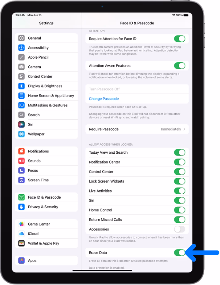 How do I create a password on my iPhone & iPad?