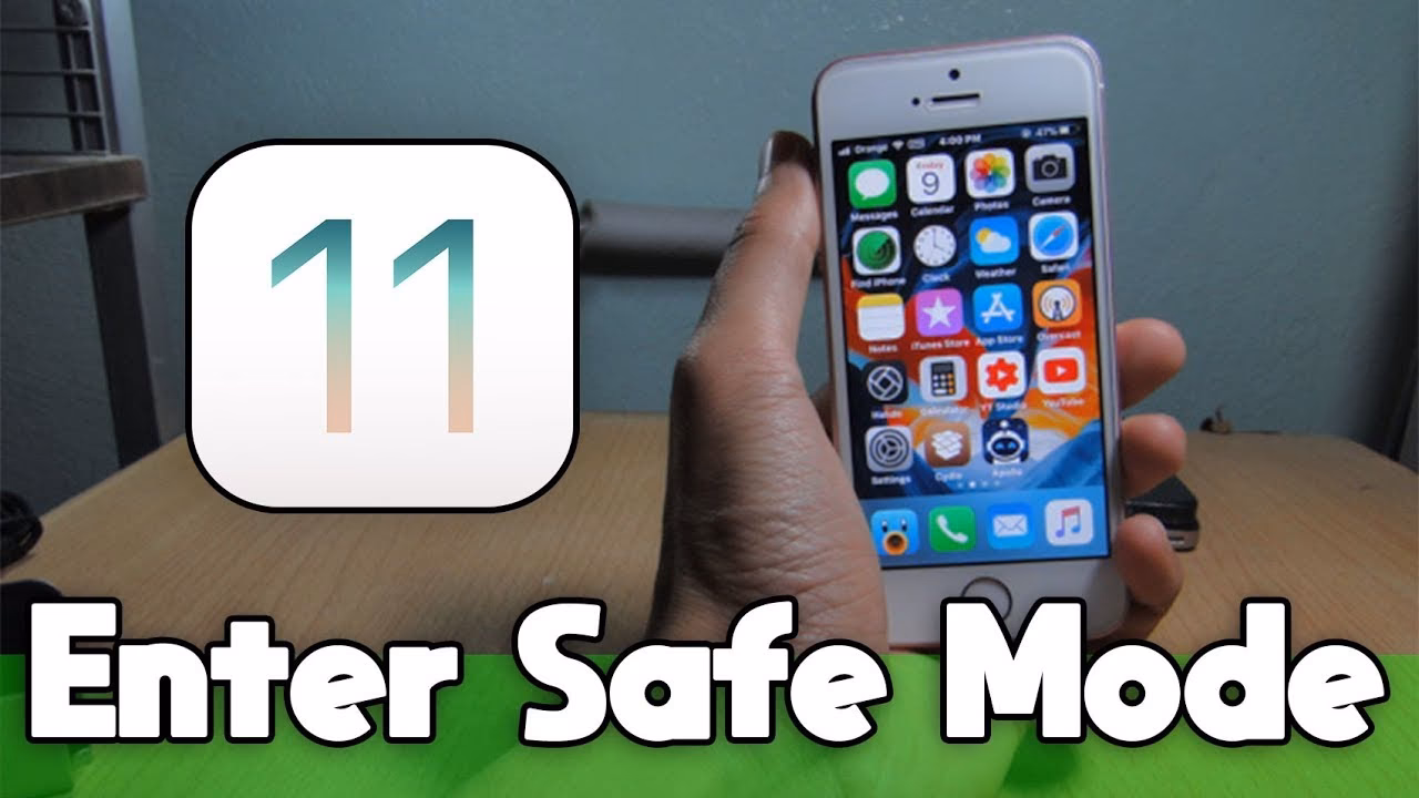 Why does a jailbroken iPhone boot into safe mode?