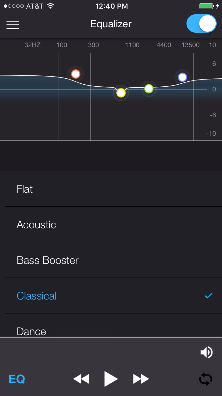 Can I connect my Tidal account with the equalizer?