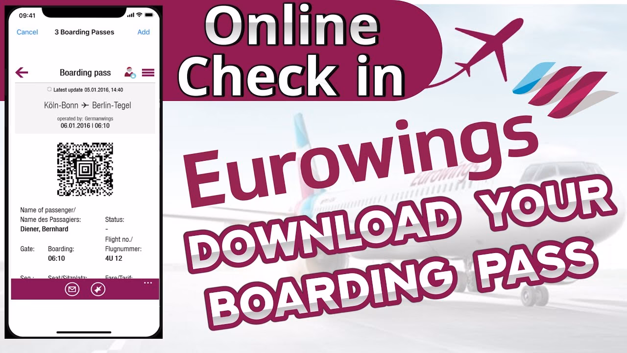 How do I check in at Eurowings?
