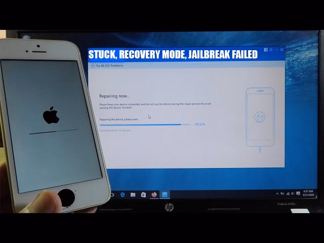 How to fix jailbreak stuck on Apple logo?