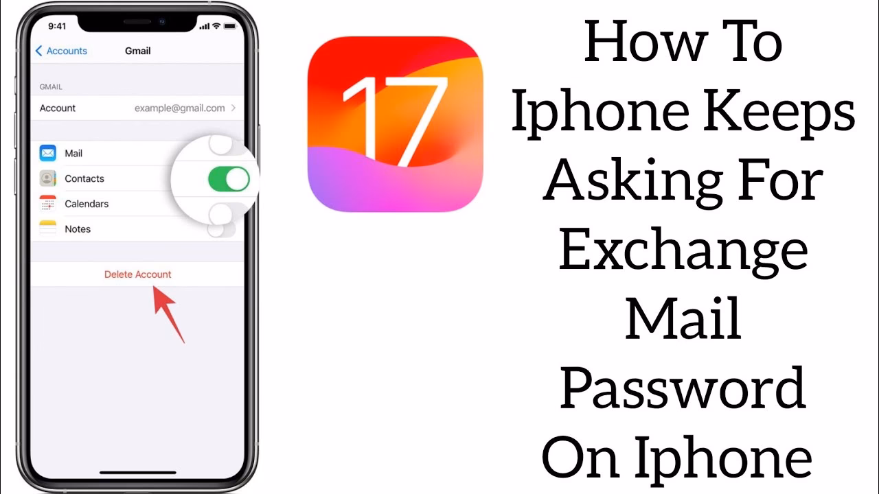 How do I Change My exchange password on my iPhone?