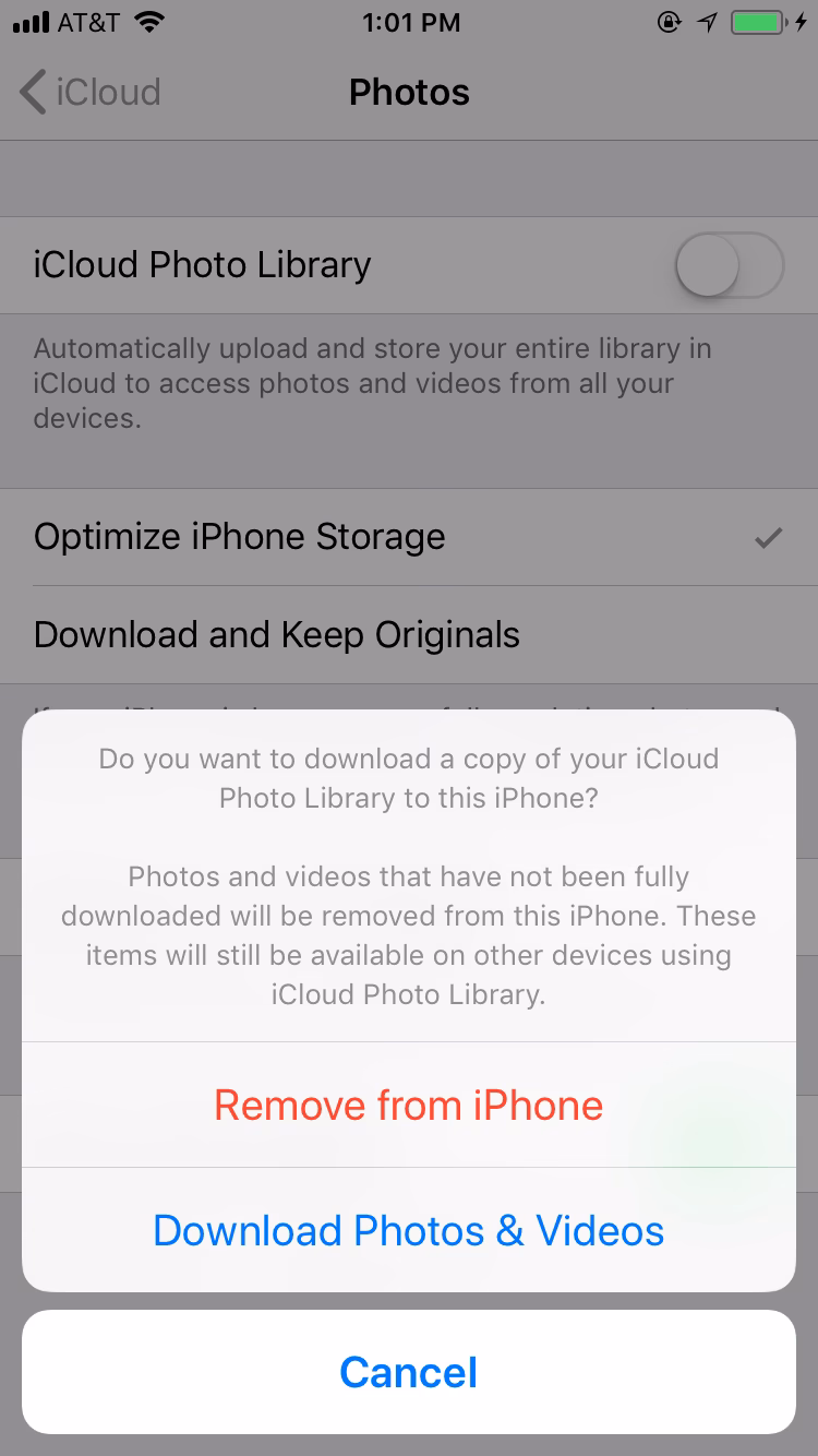 How do I get rid of exclamation mark on iCloud?