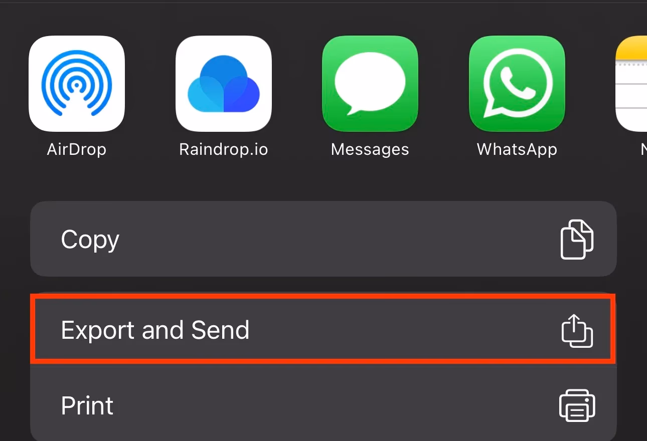 How to export notes from iPhone to PC via email?