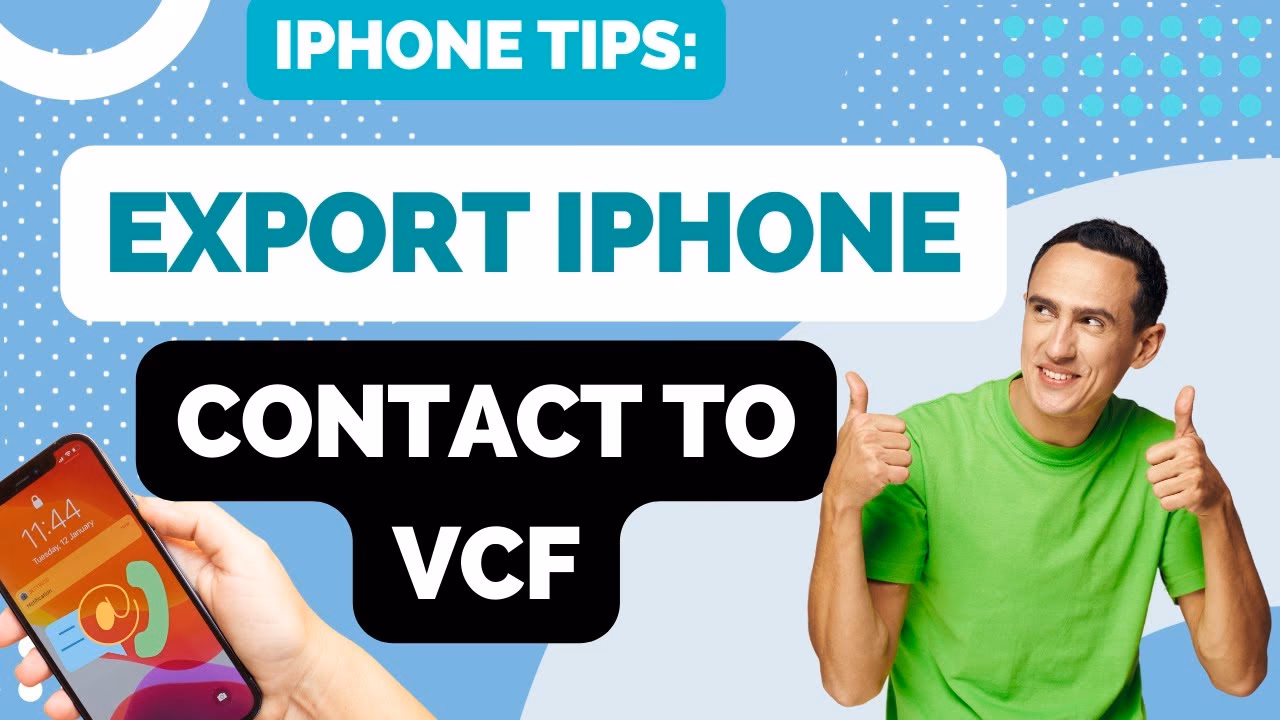 How to export contacts from iPhone to Android?