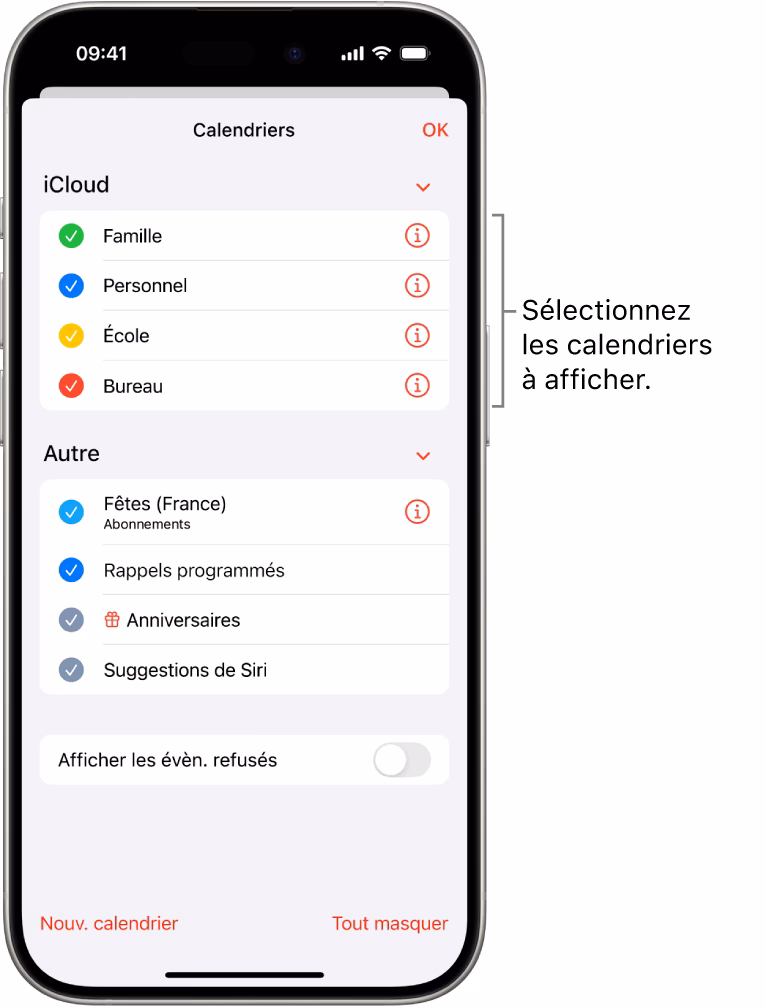 Comment exporter un calendrier sur iCloud ?