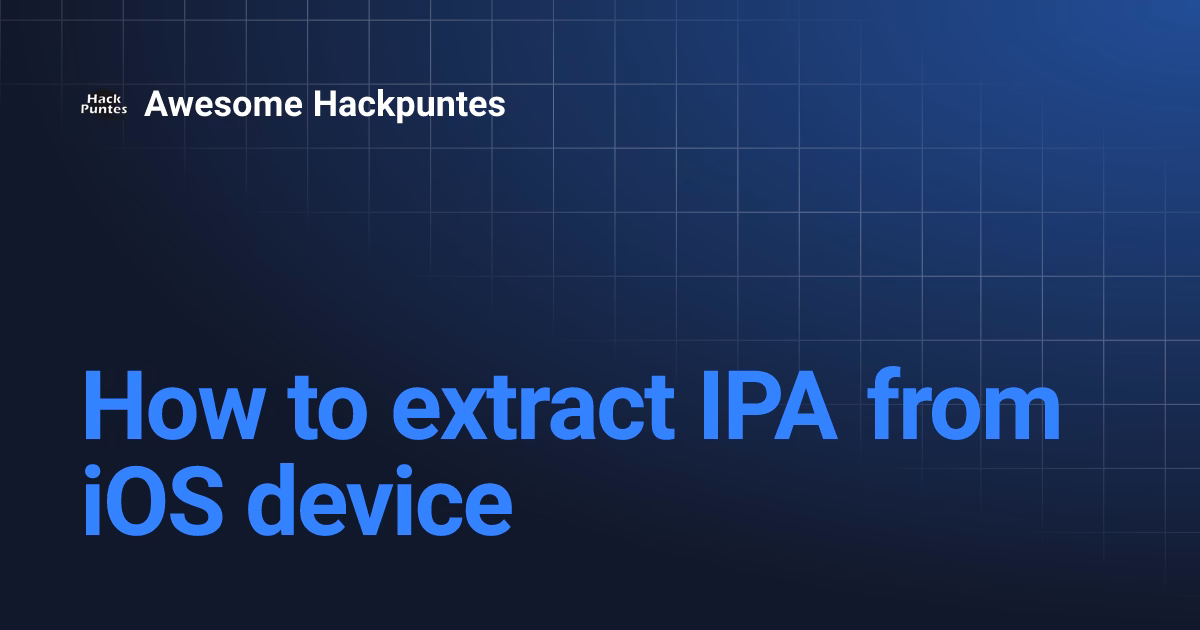 How do I find ipa files on iOS?