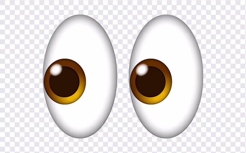 What does eye emoji mean?