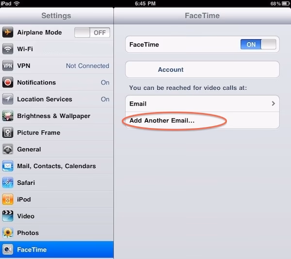Can I use FaceTime with a different device?