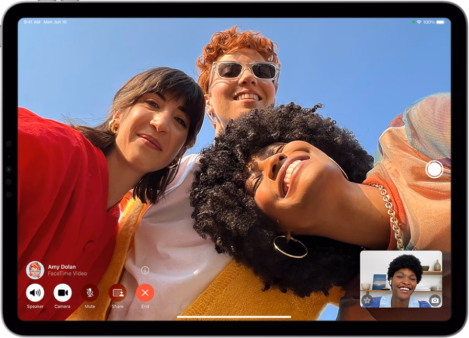 Can I make a FaceTime call on my iPad?