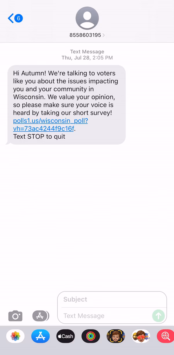 What is chatspoof's fake iPhone text message generator?