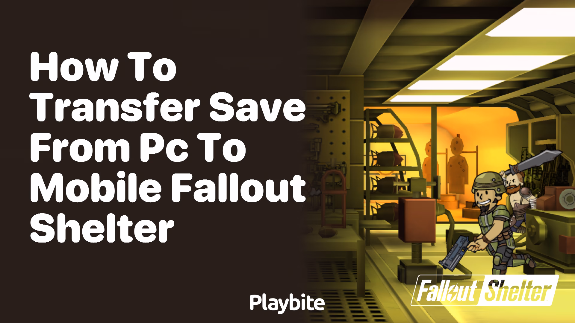 How do I link fallout shelter to two devices?