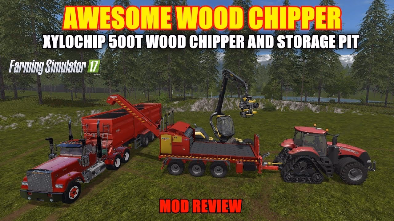 Can a wood chipper lift logs?