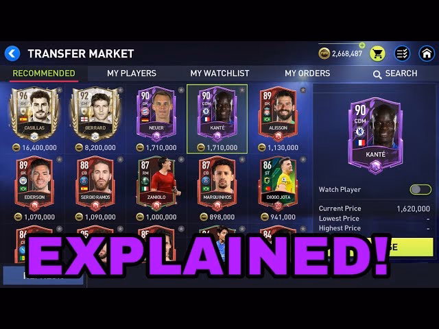 How often does the FIFA Mobile Market refresh?