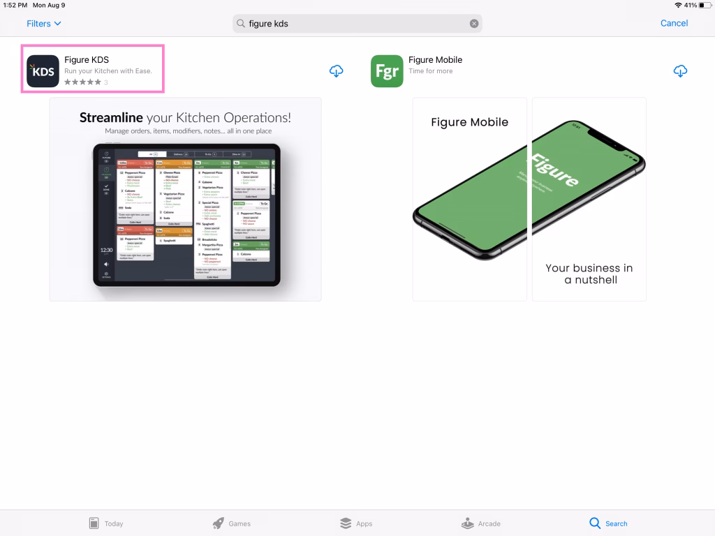 How do I use the Figure Manage app?
