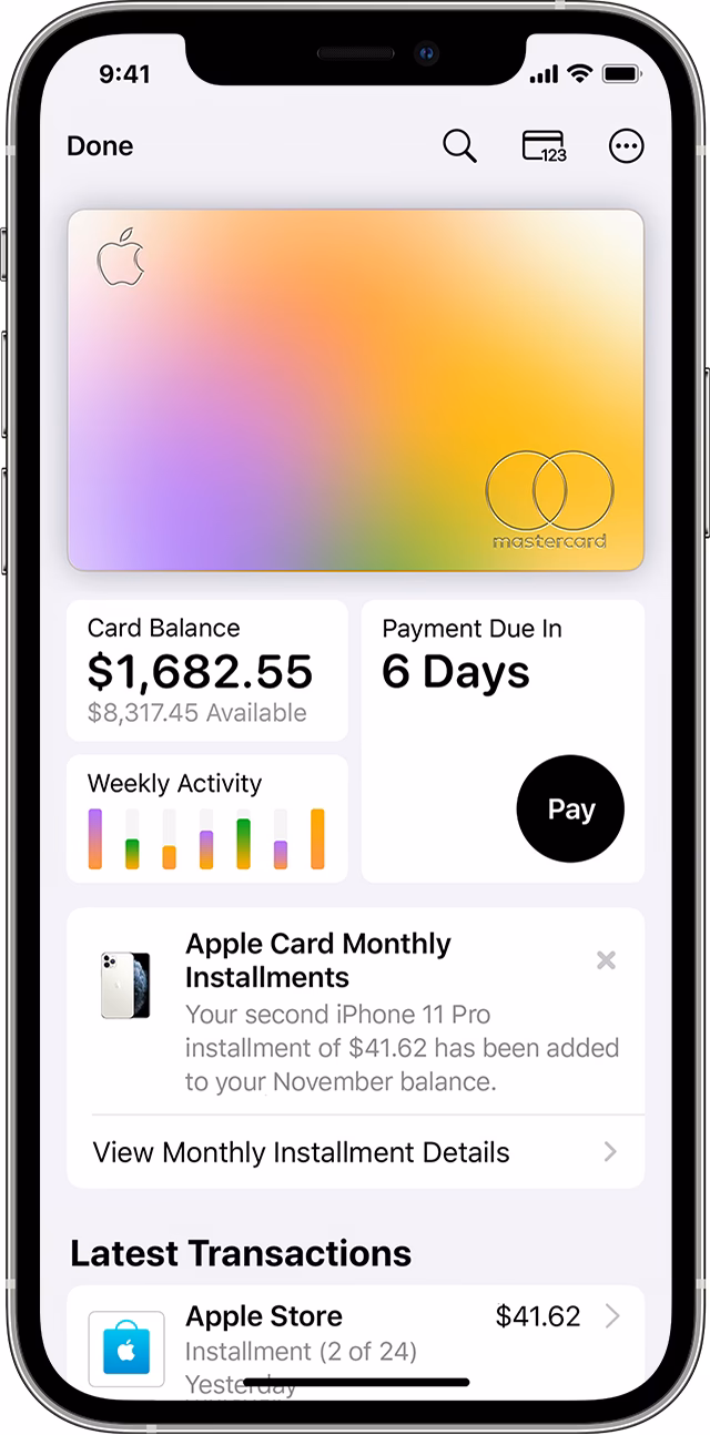 Can I buy an iPhone with Apple Card monthly installments?