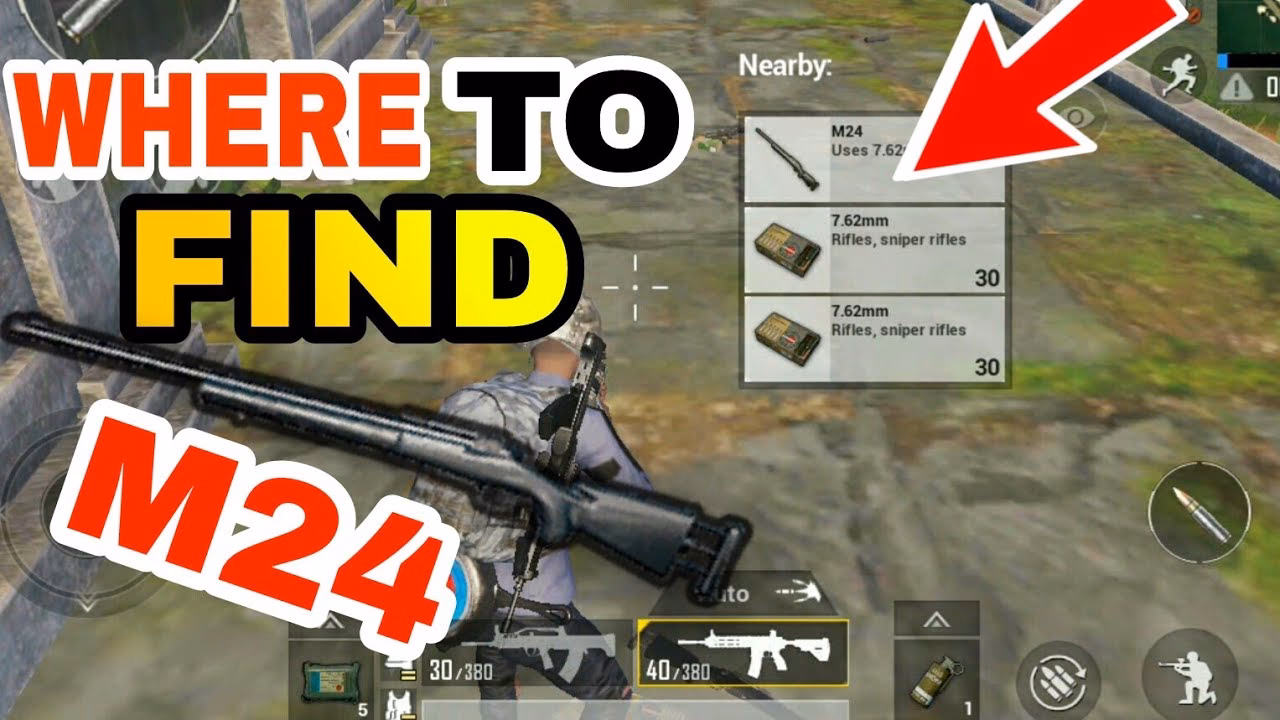Is M24 a rare weapon in PUBG Mobile?