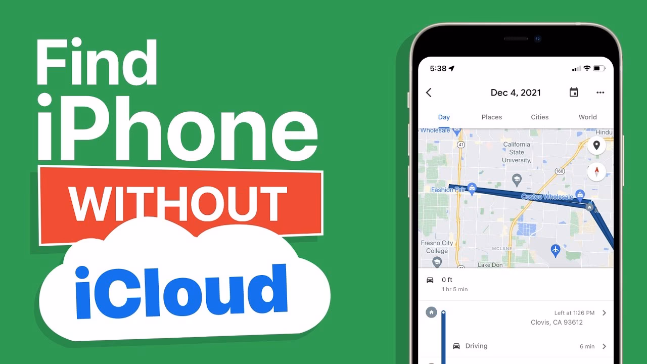 How do I Find my iPhone using an Android device?