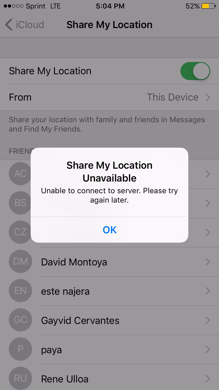 How to share location on iPhone?