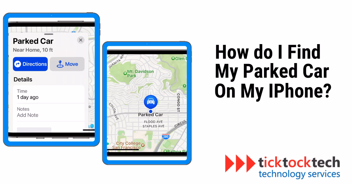 How do I Find my parked car on Mac?