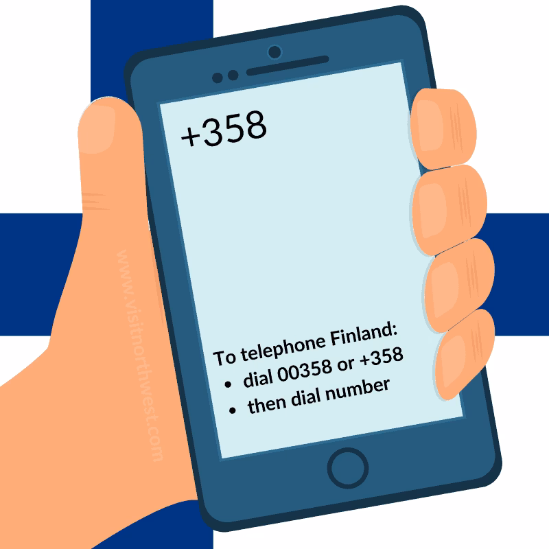 How to dial Finnish phone number from a mobile?