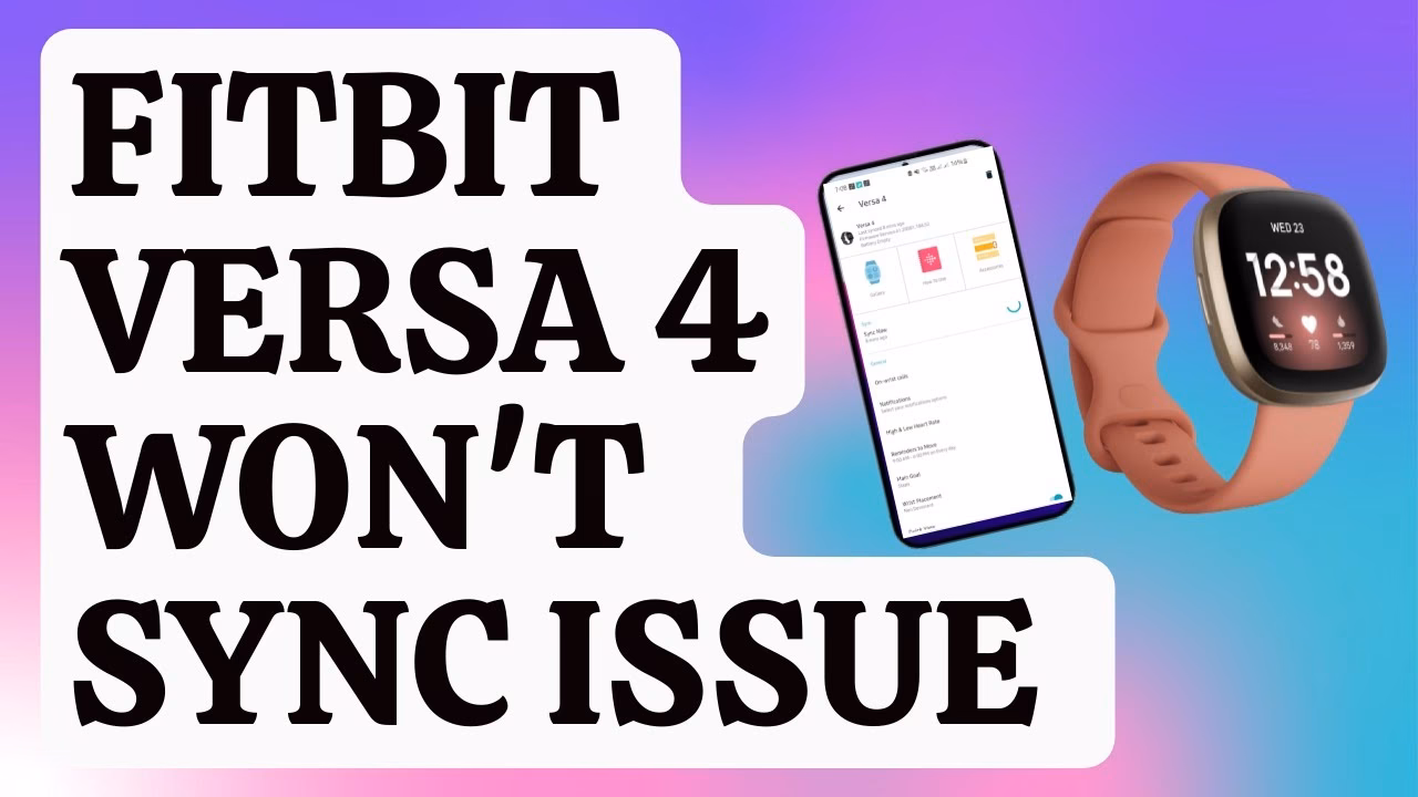 What if my Fitbit Charge 5 won't sync?