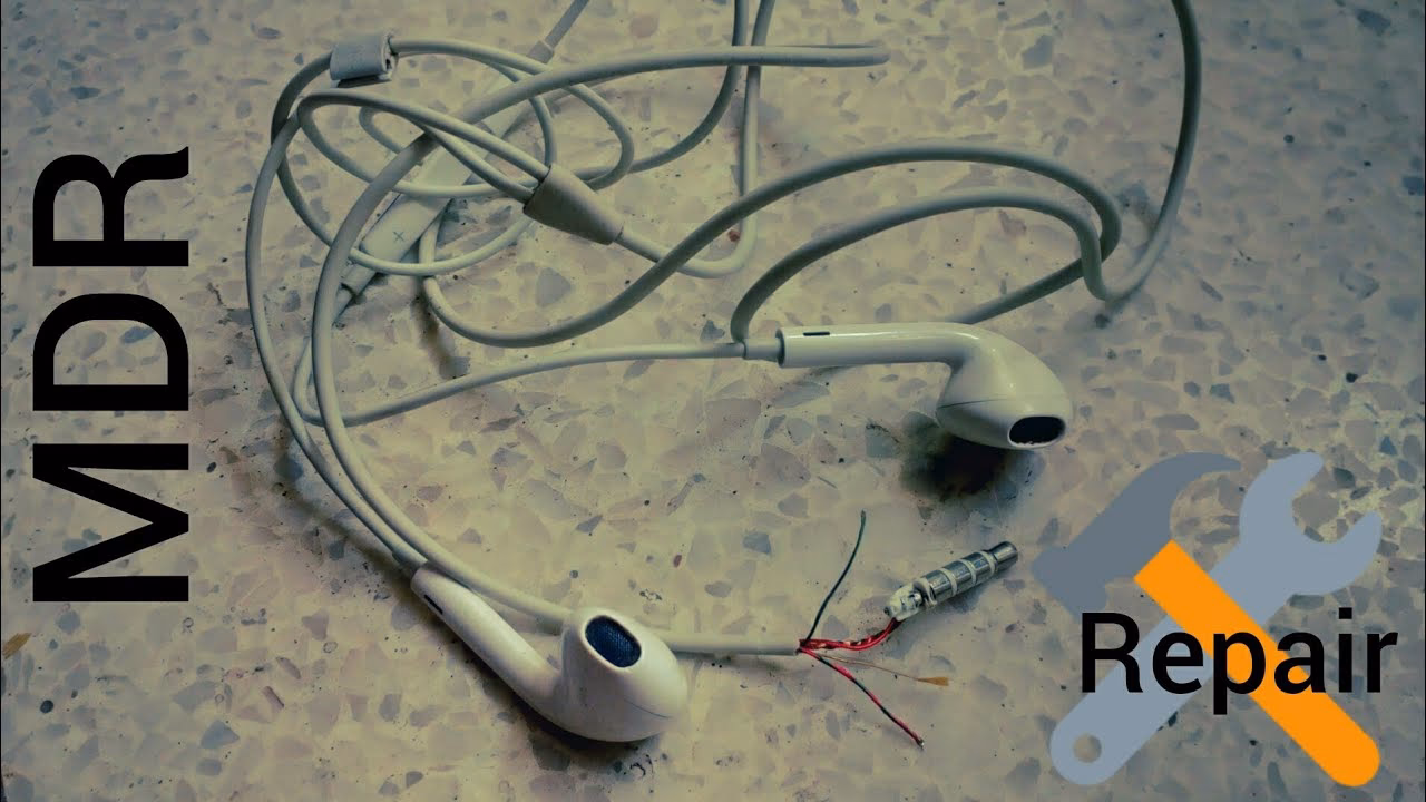 How do I fix a set of malfunctioning in-ear headphones?