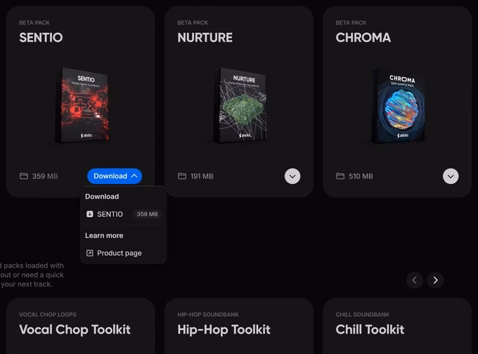 Where can I find free sample packs?