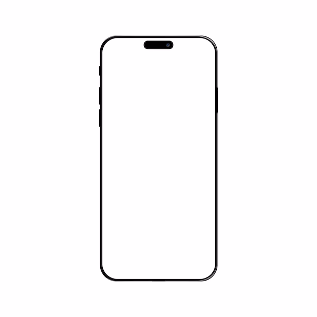 What is a flat iPhone mockup?