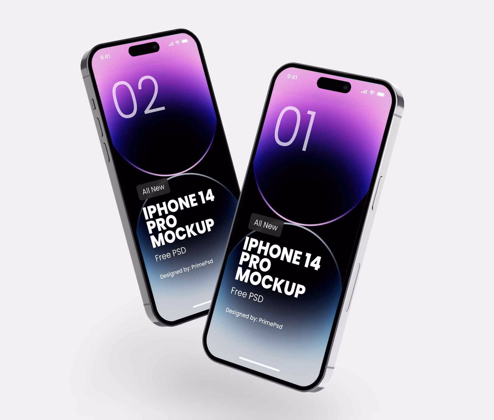 How do I create a floating iPhone mockup?